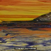 Sunset over Sea