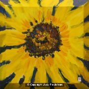 One large sunflower