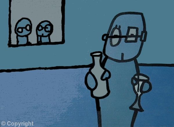 Friends Drinking