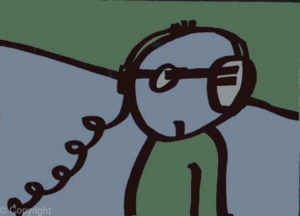 Alien in Headphones