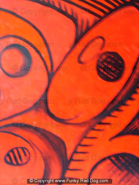 Red Dancers detail