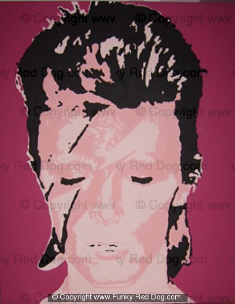 Ziggy Stardust work in progress