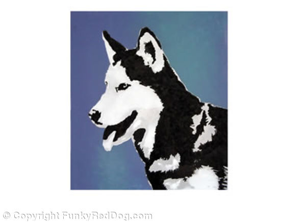 Blue Dog Stencil