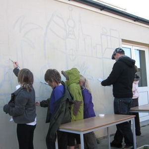 Shoreham Beach Mural painting