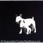 2 dogs on Pinstripe