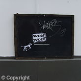 woof woof sticker