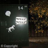 woof woof sticker