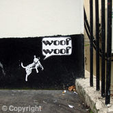 woof woof sticker