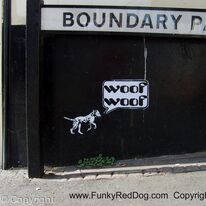 woof woof sticker
