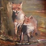 Vixen and cub
