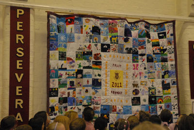Memory Quilt, Cradley C of E Primary School, Halesowen