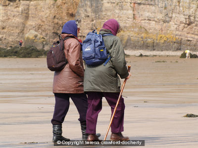 Beach walkers