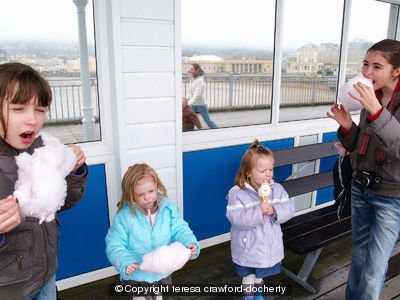 On the pier